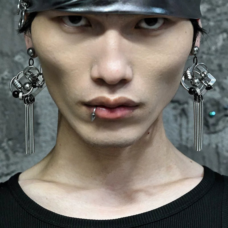 5644200089030, Mechanical Punk Ear Clip Earrings