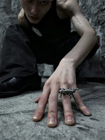 Mechanical Punk Finger Ring 2