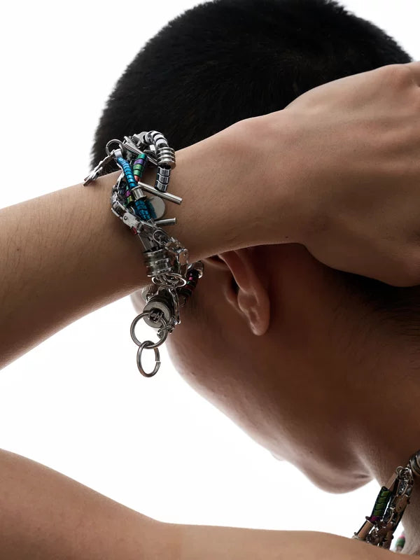 Mechanical Punk Wrap Bracelet 3