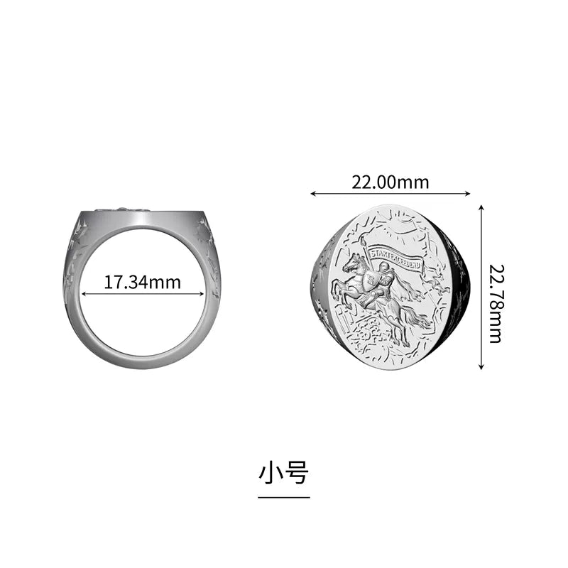 6051274512524, Medieval Knight Statement Ring