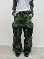 Mesh Pocket Wide-Leg Cargo Pants 3
