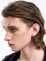 Metal Geometric Stud Earrings 1