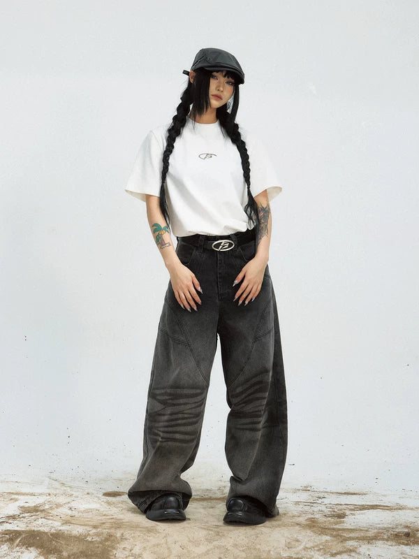 Metal Logo Cotton Short-Sleeve T-Shirt 4
