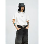 5599080102735,5599080102736,5599080102737, Metal Logo Cotton Short-Sleeve T-Shirt