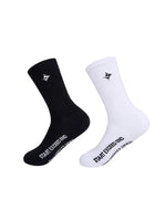 Mid-Calf Cotton Socks with Logo Embroidery 1