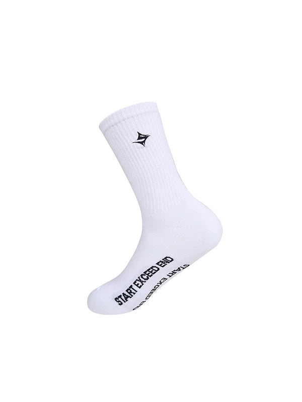 Mid-Calf Cotton Socks with Logo Embroidery 3
