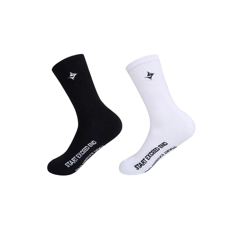 5407559985901, Mid-Calf Cotton Socks with Logo Embroidery