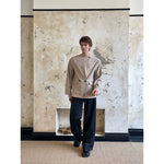 Minimalist Asymmetric Button Blazer Jacket 5