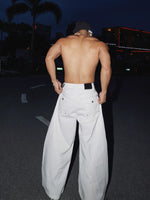 Minimalist Curved Blade Wide-Leg Pants 4