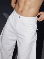Minimalist Curved Blade Wide-Leg Pants 5
