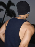 Minimalist Embroidered Slim Fit Vest 4