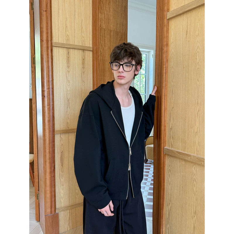 Minimalist Hoodie and Straight-Leg Pants Set 3
