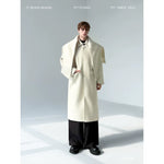 Minimalist Long Coat with Shawl Collar 1