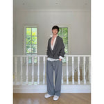 Minimalist Long-Sleeve Knit Cardigan Sweater 5