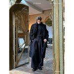 Minimalist Plush Long Trench Coat 1
