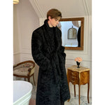 Minimalist Plush Long Trench Coat 2