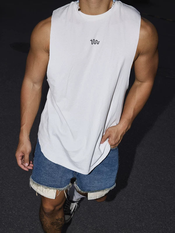 Minimalist Retro Sleeveless Tank Top 3