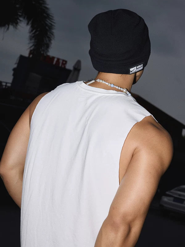 Minimalist Retro Sleeveless Tank Top 4