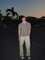 Minimalist Ribbed Knit Polo Shirt 2