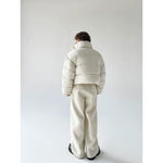 Minimalist Stand Collar Padded Puffer Jacket 5