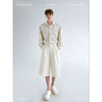 Minimalist Wide Leg Casual Shorts Pants 1