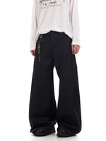 Minimalist Wide-Leg Floor-Length Casual Pants 1