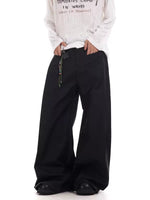 Minimalist Wide-Leg Floor-Length Casual Pants 2