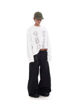 Minimalist Wide-Leg Floor-Length Casual Pants 5