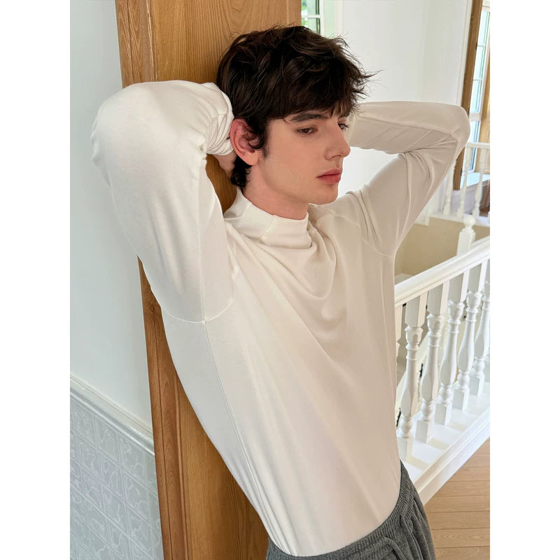Mock Neck Long Sleeve Base Layer Shirt 2
