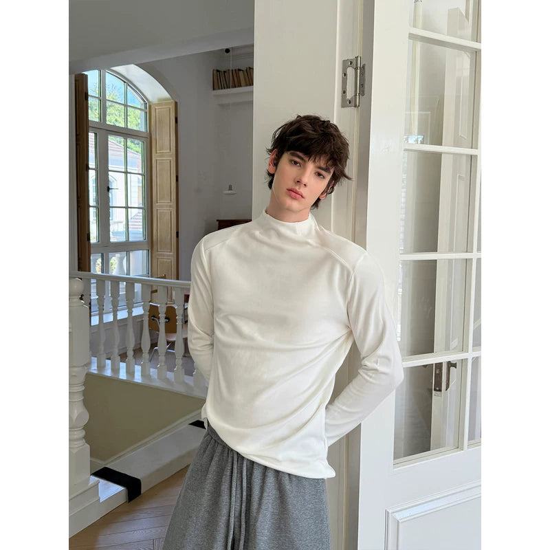 Mock Neck Long Sleeve Base Layer Shirt 3