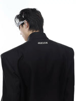 Mock Neck Metal Buckle Padded Jacket 2