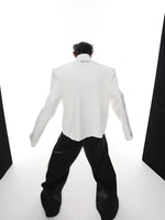 Mock Neck Metal Buckle Padded Jacket 5
