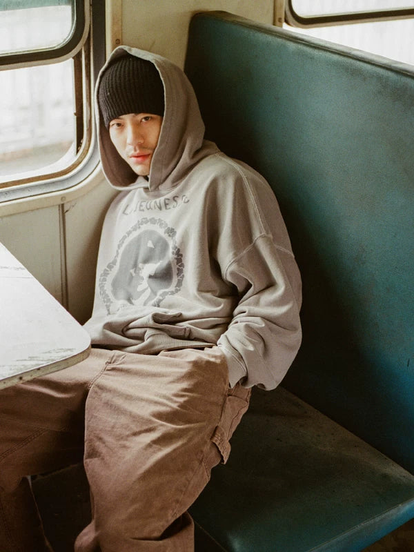 Youth Graphic Oversized Pullover Hoodie 1