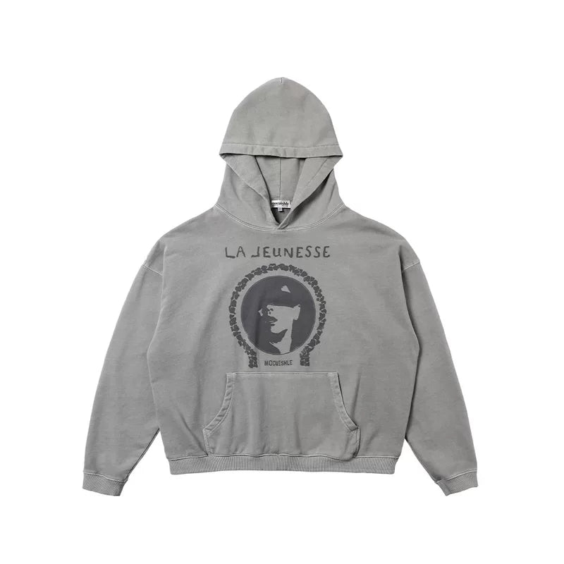 5892211385151,5892211385153,5892211385155,5892211385157, Youth Graphic Oversized Pullover Hoodie