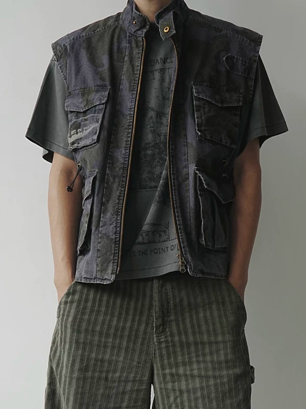 Camouflage Utility Work Vest with Multi Pockets 1