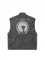 Camouflage Utility Work Vest with Multi Pockets 5