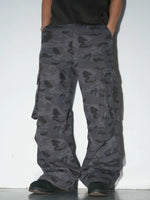 Leopard Print Relaxed Cargo Pants 2