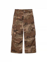 5967556036654,5967556036655,5967556036656,5967556036657, Leopard Print Relaxed Cargo Pants