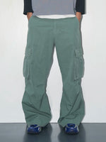 Washed Relaxed Fit Cargo Pants 2