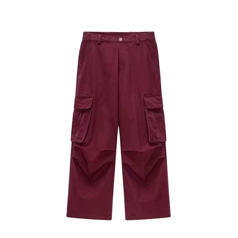 5941607556029,5941607556033,5941607556037,5941607556041, Washed Relaxed Fit Cargo Pants