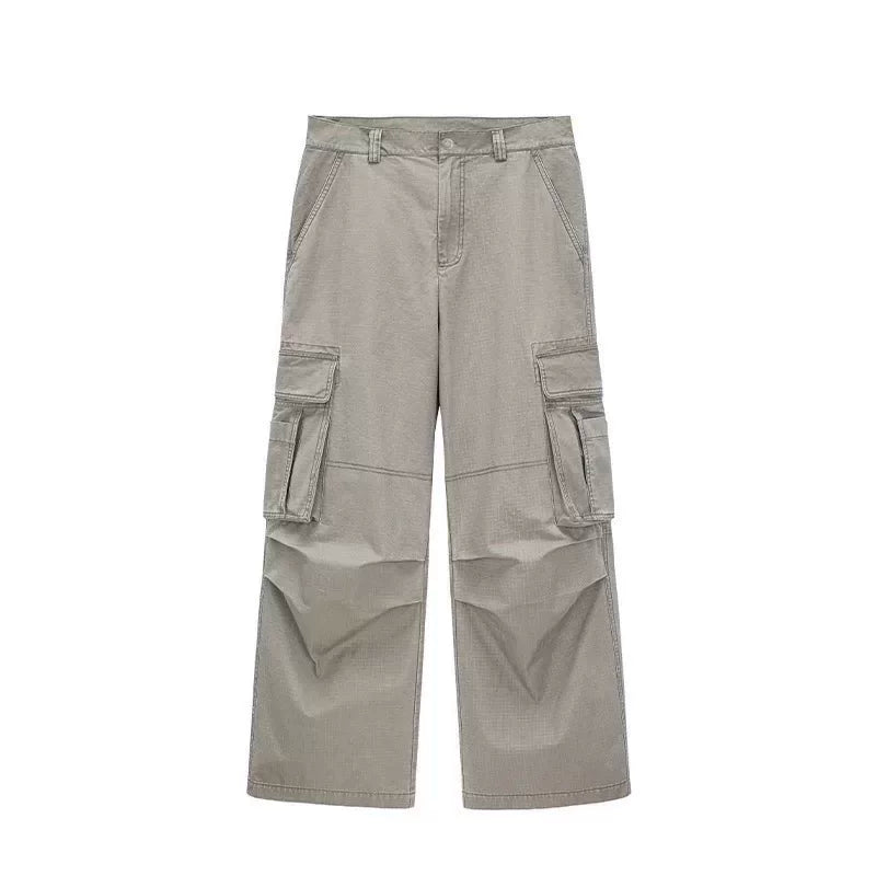 5941607556030,5941607556034,5941607556038,5941607556042, Washed Relaxed Fit Cargo Pants