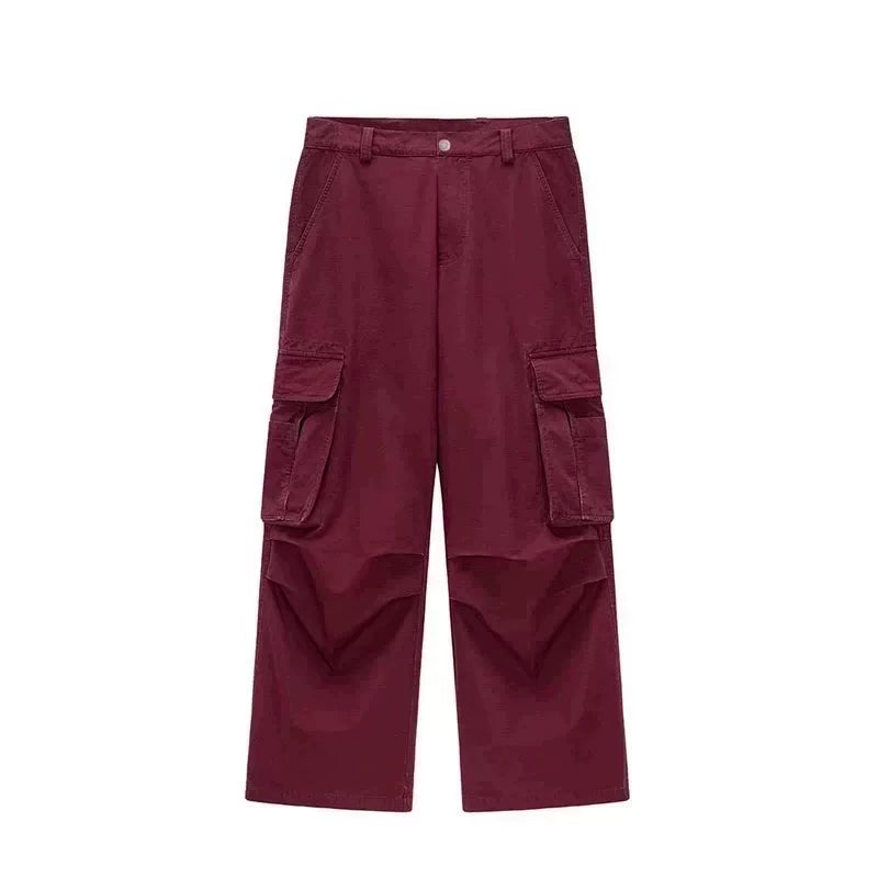 6112059802551,6112059802554,6112059802557,6112059802560, Washed Relaxed Fit Cargo Pants
