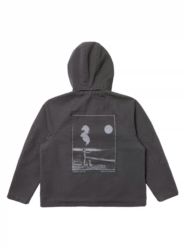 Detachable Hood Work Jacket with Pockets 3
