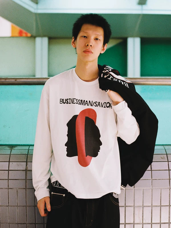Graphic Print Long-Sleeve T-Shirt 3