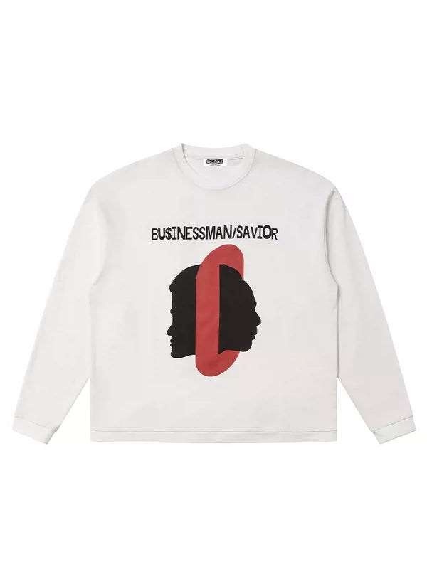 Graphic Print Long-Sleeve T-Shirt 4