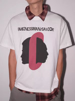 Graphic Businessman Savior Short-Sleeve T-Shirt 1
