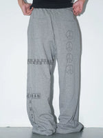 Graphic Print Fleece Sweatpants Pants 3