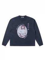 Graphic Long Sleeve LUNG FU BAO T-Shirt 4