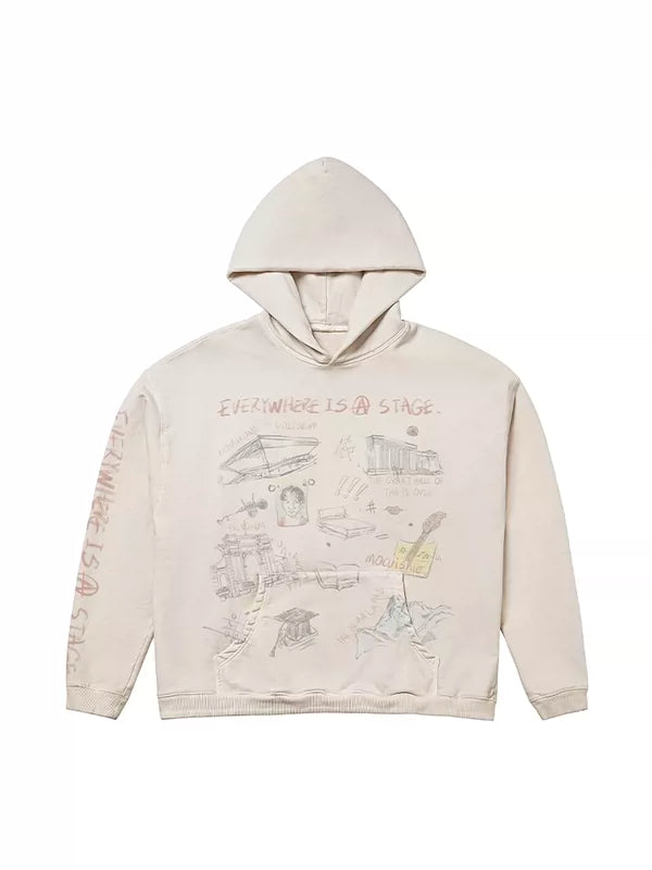 Four-Sided Stage Graphic Pullover Hoodie 4