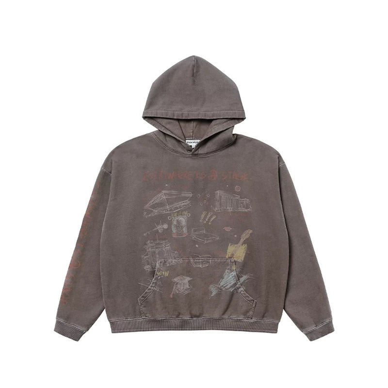 5844187373586,5844187373588,5844187373590,5844187373592, Four-Sided Stage Graphic Pullover Hoodie